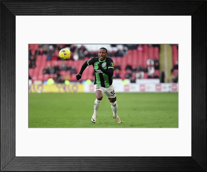 Framed Print : Sheffield United v Brighton and Hove Albion Premier League 18FEB24 Framed Print : Sheffield United v Brighton and Hove Albion Premier League 18FEB24
