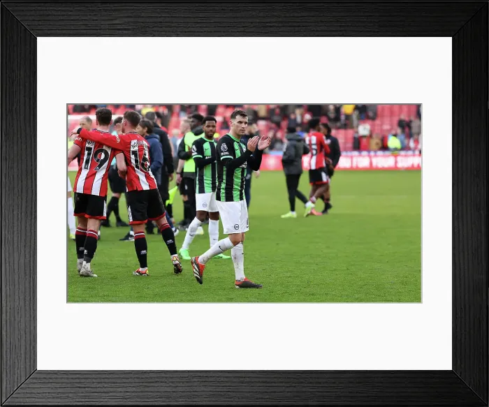 Framed Print : Sheffield United v Brighton and Hove Albion Premier League 18FEB24 Framed Print : Sheffield United v Brighton and Hove Albion Premier League 18FEB24