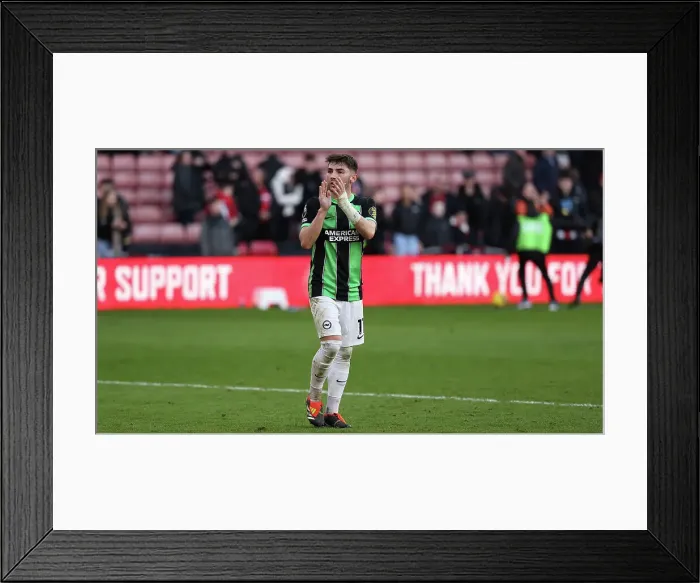 Framed Print : Sheffield United v Brighton and Hove Albion Premier League 18FEB24 Framed Print : Sheffield United v Brighton and Hove Albion Premier League 18FEB24