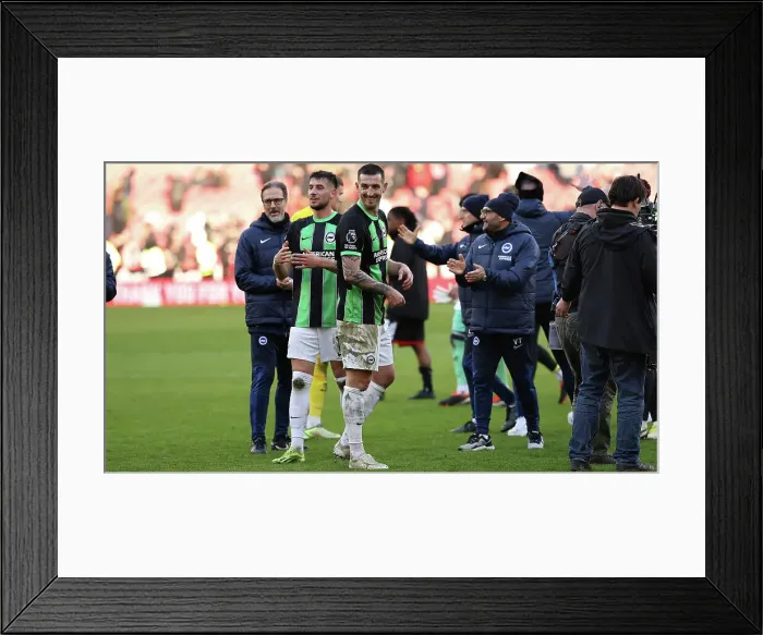 Framed Print : Sheffield United v Brighton and Hove Albion Premier League 18FEB24 Framed Print : Sheffield United v Brighton and Hove Albion Premier League 18FEB24