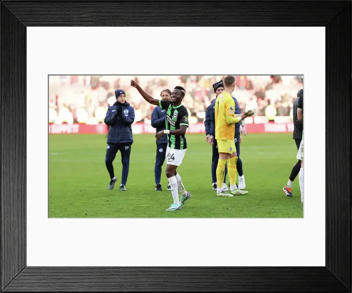 Framed Print : Sheffield United v Brighton and Hove Albion Premier League 18FEB24 Framed Print : Sheffield United v Brighton and Hove Albion Premier League 18FEB24