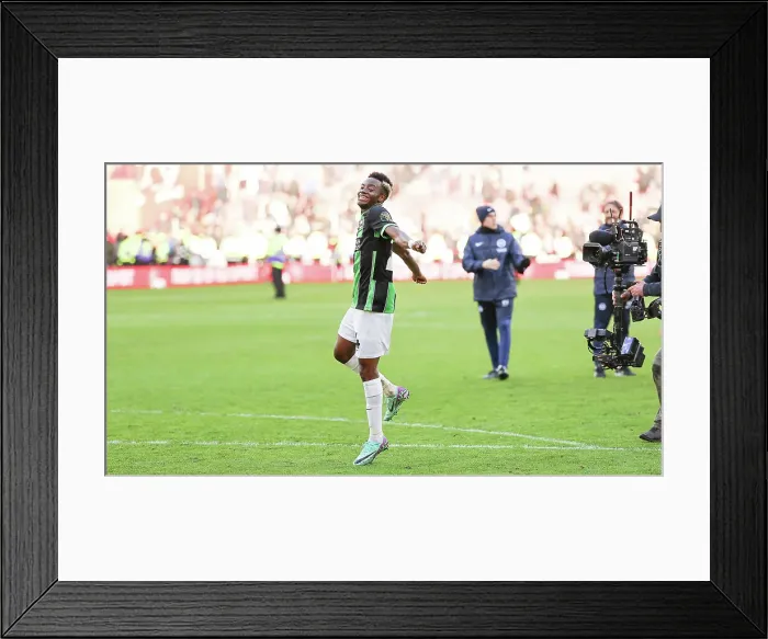 Framed Print : Sheffield United v Brighton and Hove Albion Premier League 18FEB24 Framed Print : Sheffield United v Brighton and Hove Albion Premier League 18FEB24