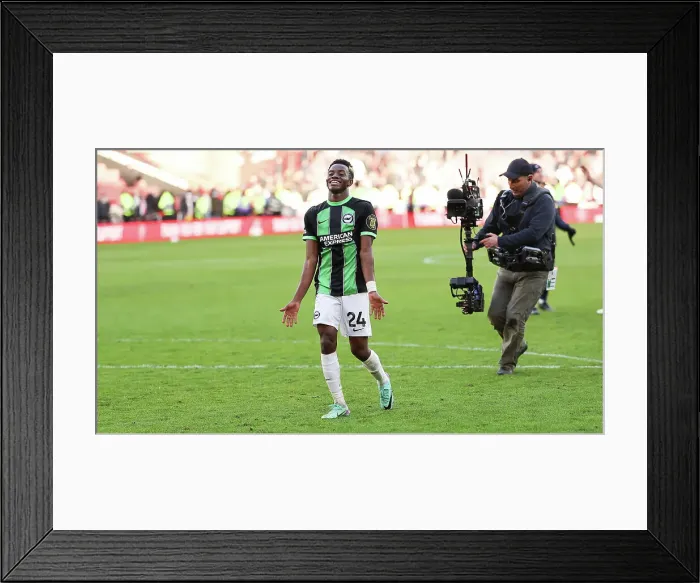 Framed Print : Sheffield United v Brighton and Hove Albion Premier League 18FEB24 Framed Print : Sheffield United v Brighton and Hove Albion Premier League 18FEB24