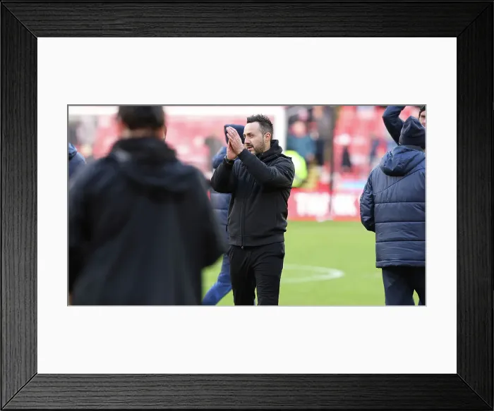 Framed Print : Sheffield United v Brighton and Hove Albion Premier League 18FEB24 Framed Print : Sheffield United v Brighton and Hove Albion Premier League 18FEB24