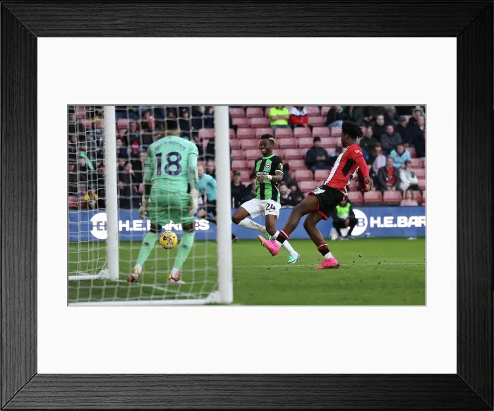 Framed Print : Sheffield United v Brighton and Hove Albion Premier League 18FEB24 Framed Print : Sheffield United v Brighton and Hove Albion Premier League 18FEB24