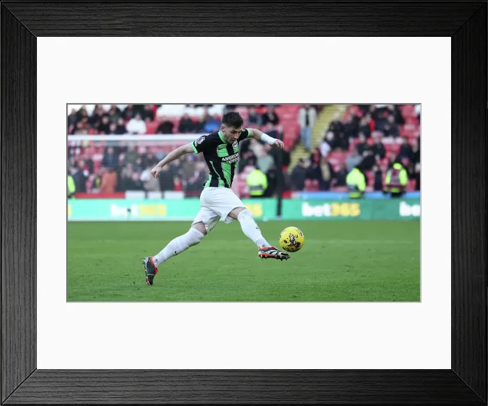 Framed Print : Sheffield United v Brighton and Hove Albion Premier League 18FEB24 Framed Print : Sheffield United v Brighton and Hove Albion Premier League 18FEB24
