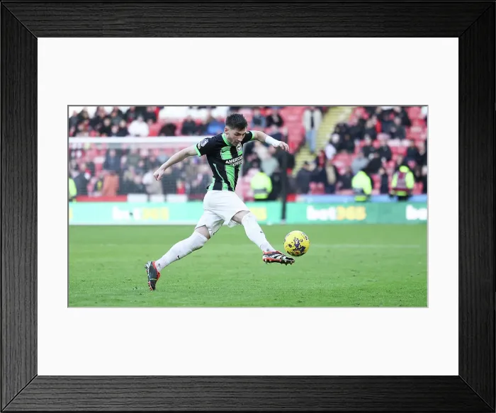 Framed Print : Sheffield United v Brighton and Hove Albion Premier League 18FEB24 Framed Print : Sheffield United v Brighton and Hove Albion Premier League 18FEB24