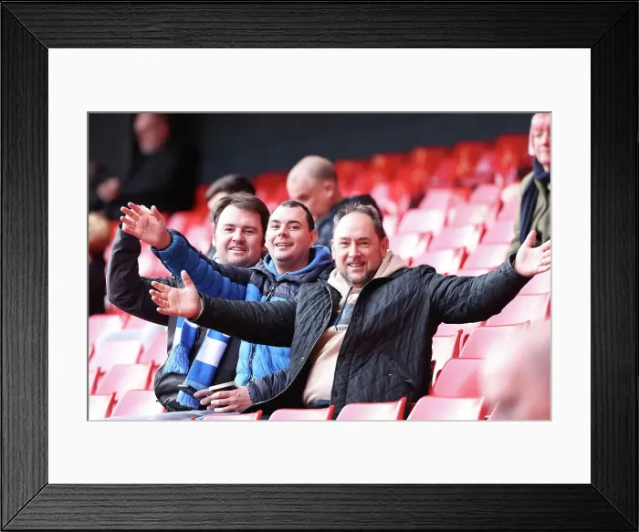 Framed Print : Sheffield United v Brighton and Hove Albion Premier League 18FEB24 Framed Print : Sheffield United v Brighton and Hove Albion Premier League 18FEB24