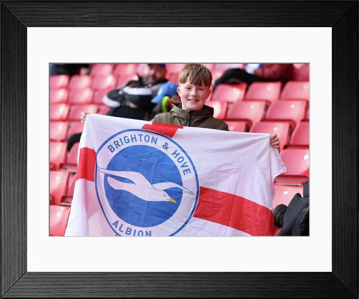 Framed Print : Sheffield United v Brighton and Hove Albion Premier League 18FEB24 Framed Print : Sheffield United v Brighton and Hove Albion Premier League 18FEB24
