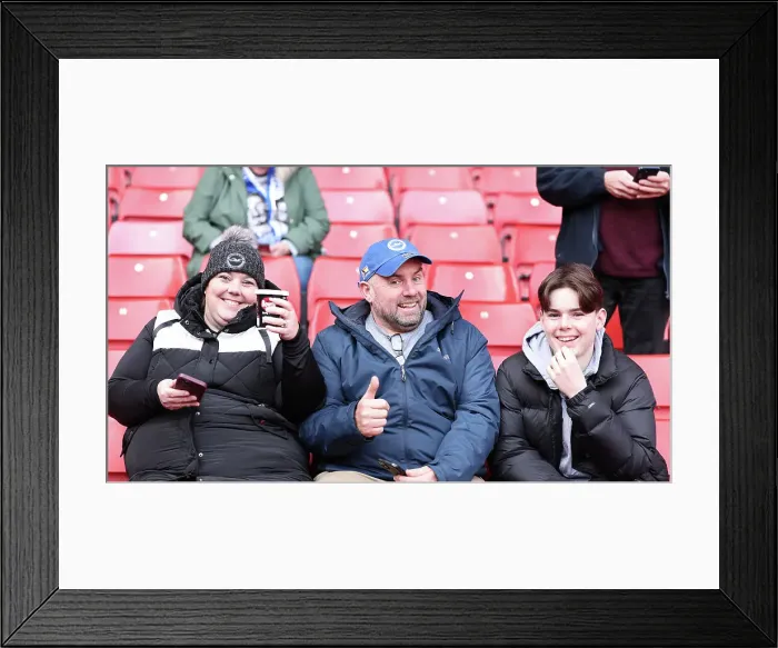 Framed Print : Sheffield United v Brighton and Hove Albion Premier League 18FEB24 Framed Print : Sheffield United v Brighton and Hove Albion Premier League 18FEB24