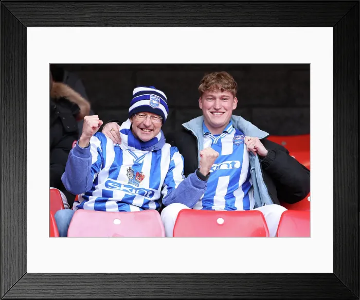 Framed Print : Sheffield United v Brighton and Hove Albion Premier League 18FEB24