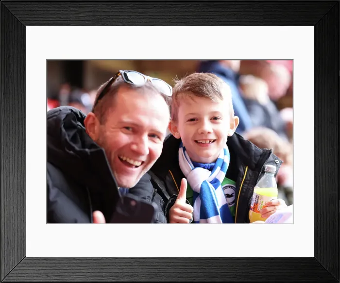 Framed Print : Sheffield United v Brighton and Hove Albion Premier League 18FEB24