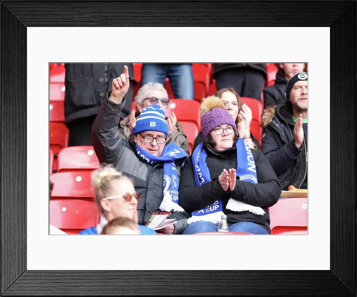 Framed Print : Sheffield United v Brighton and Hove Albion Premier League 18FEB24 Framed Print : Sheffield United v Brighton and Hove Albion Premier League 18FEB24