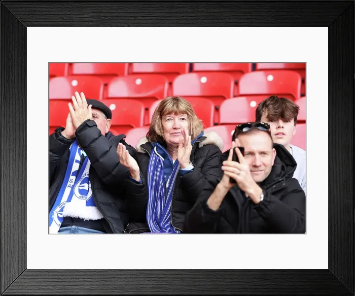 Framed Print : Sheffield United v Brighton and Hove Albion Premier League 18FEB24 Framed Print : Sheffield United v Brighton and Hove Albion Premier League 18FEB24