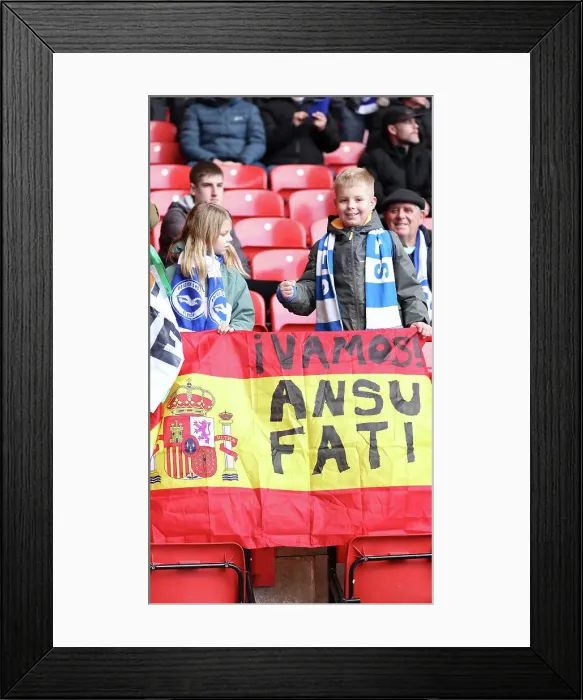 Framed Print : Sheffield United v Brighton and Hove Albion Premier League 18FEB24 Framed Print : Sheffield United v Brighton and Hove Albion Premier League 18FEB24