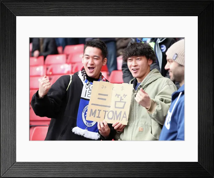 Framed Print : Sheffield United v Brighton and Hove Albion Premier League 18FEB24