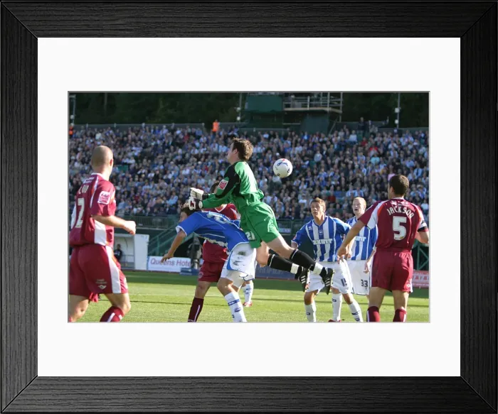 Framed Print : Goalmouth action Framed Print : Goalmouth action