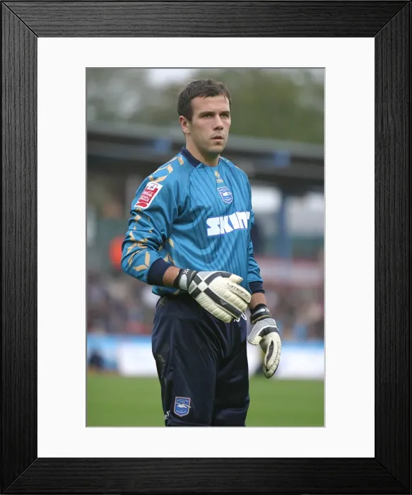 Framed Print : Formidable Wayne Henderson: Brighton and Hove Albion's Northampton Goalkeeping Force Framed Print : Formidable Wayne Henderson: Brighton and Hove Albion's Northampton Goalkeeping Force