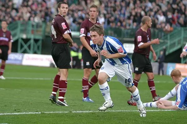 Jake Robinson Scores: Brighton and Hove Albion's Victory at Withdean Stadium Against Northampton Town