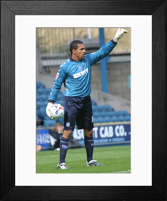 Framed Print : Michel Kuipers in Action: Brighton and Hove Albion vs Millwall Framed Print : Michel Kuipers in Action: Brighton and Hove Albion vs Millwall