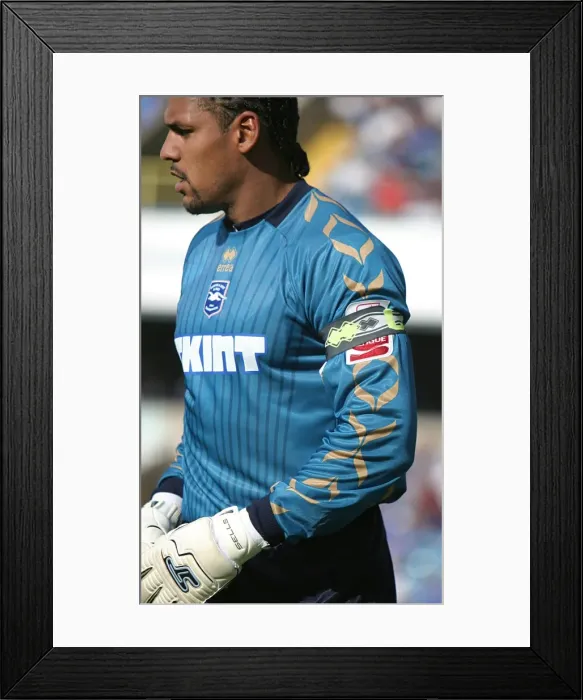 Framed Print : Michel Kuipers: Brighton and Hove Albion's Formidable Fortress in Goal Framed Print : Michel Kuipers: Brighton and Hove Albion's Formidable Fortress in Goal