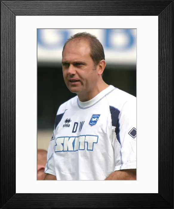 Framed Print : Dean Wilkins: Brighton and Hove Albion Manager (2006) Framed Print : Dean Wilkins: Brighton and Hove Albion Manager (2006)