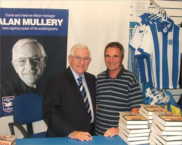 Football Legend Alan Mullery Connects with Fans at Brighton and Hove Albion FC Autograph Session