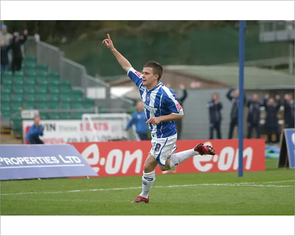 Dean Cox's Euphoric Moment: First Goal for Brighton & Hove Albion in FA Cup against Northwich Victoria