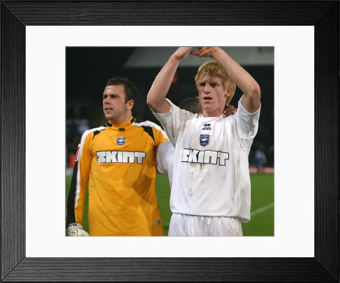 Framed Print : Paul McShane and Wayne Henderson: Celebrating Brighton & Hove Albion's Victory at Selhurst Park (18 / 10 / 05) Framed Print : Paul McShane and Wayne Henderson: Celebrating Brighton & Hove Albion's Victory at Selhurst Park (18 / 10 / 05)