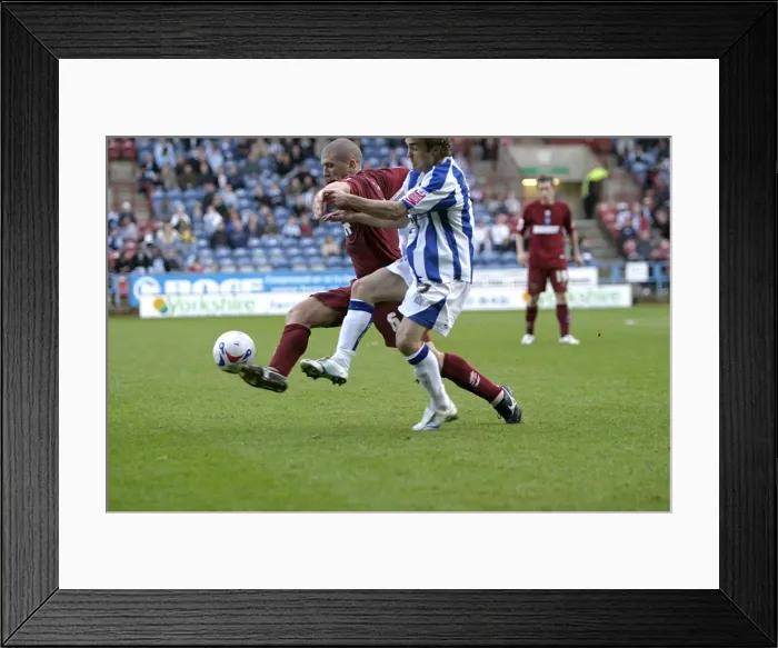 Framed Print : El Abd commands midfield at Huddersfield Framed Print : El Abd commands midfield at Huddersfield