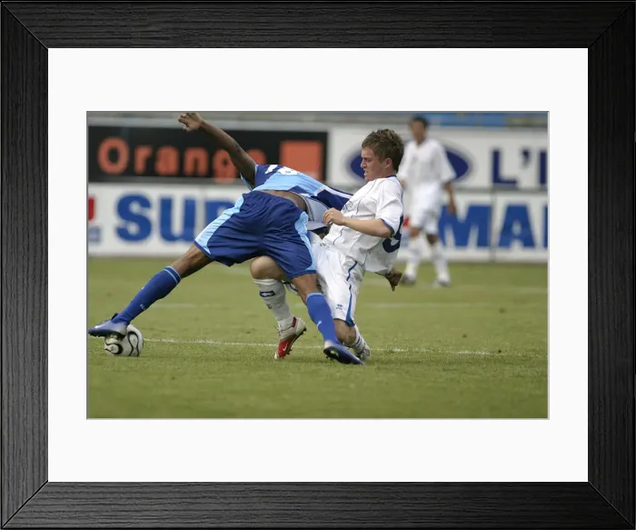 Framed Print : Jake Robinson in Le Havre Pre Season 06  /  07