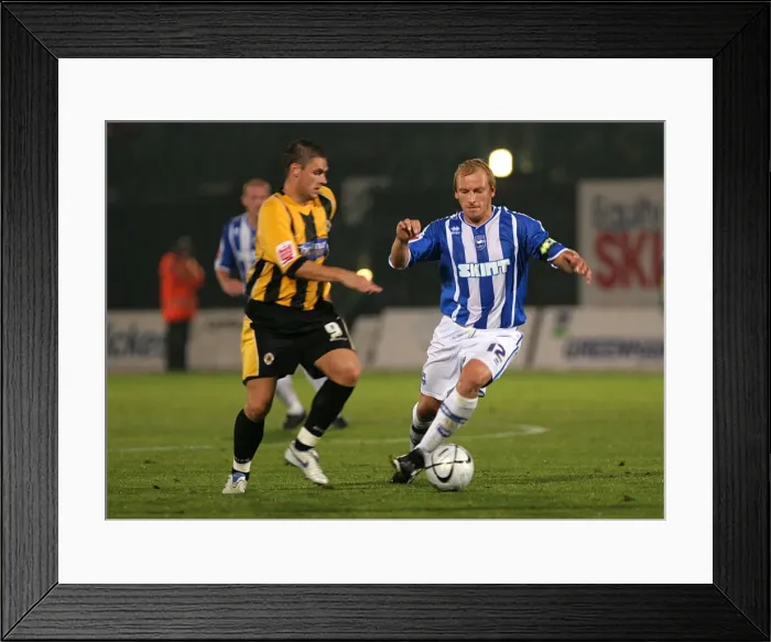 Framed Print : Richard Carpenter versus Boston Utd
