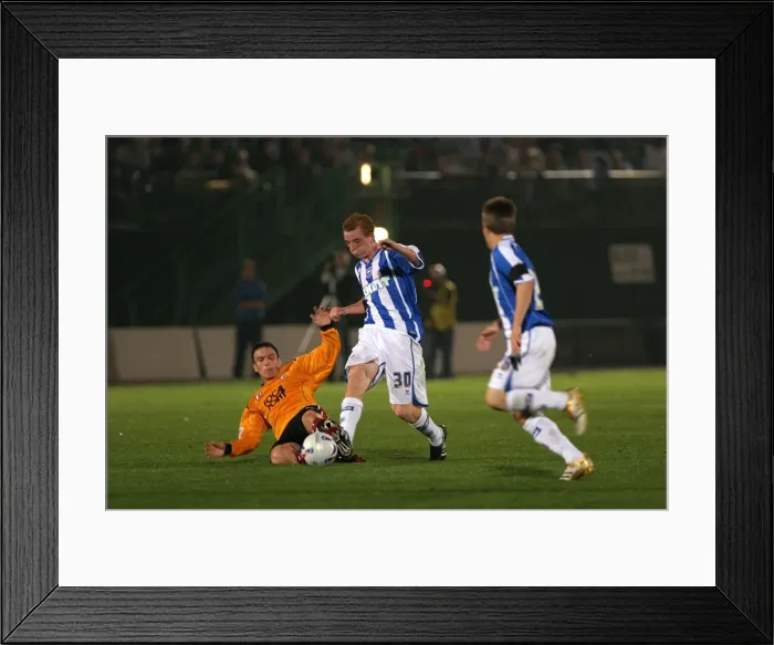 Framed Print : Tommy Fraser versus Bournemouth Framed Print : Tommy Fraser versus Bournemouth