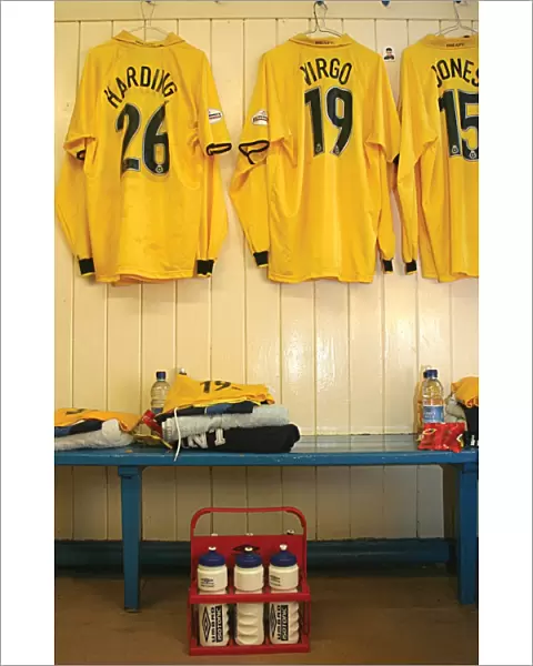 Away dressing room Chesterfield 2003-04