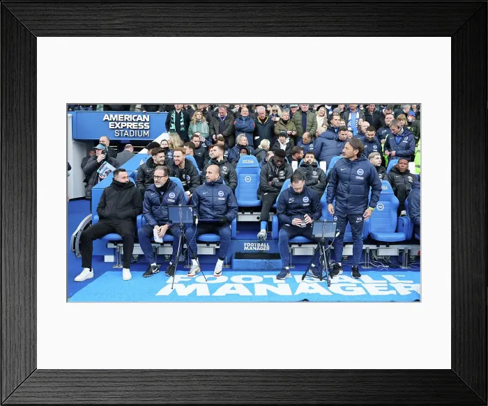 Framed Print : Brighton and Hove Albion v Everton Premier League 24FEB24 Framed Print : Brighton and Hove Albion v Everton Premier League 24FEB24