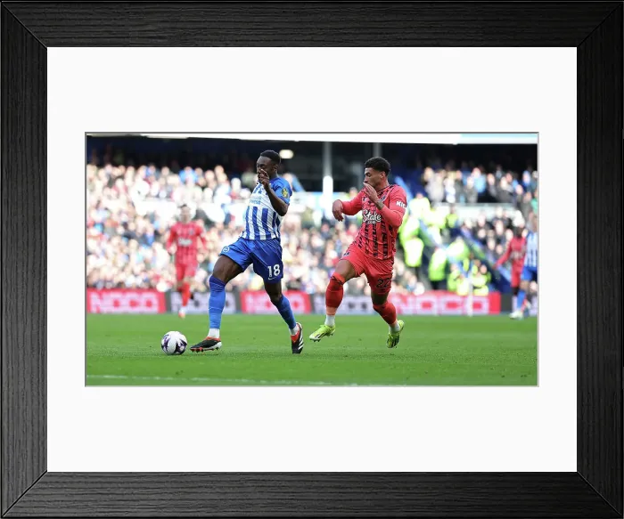 Framed Print : Brighton and Hove Albion v Everton Premier League 24FEB24 Framed Print : Brighton and Hove Albion v Everton Premier League 24FEB24