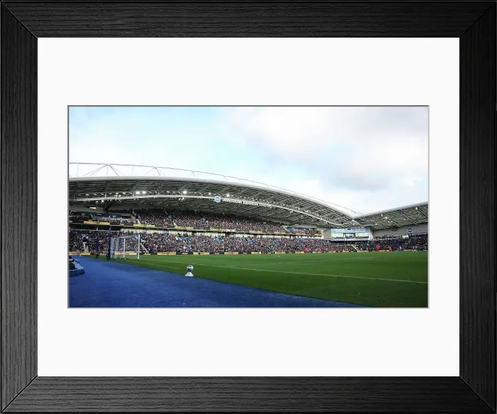 Framed Print : Brighton and Hove Albion v Everton Premier League 24FEB24