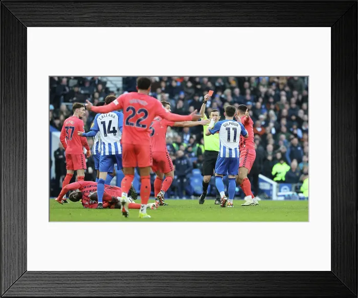 Framed Print : Brighton and Hove Albion v Everton Premier League 24FEB24 Framed Print : Brighton and Hove Albion v Everton Premier League 24FEB24
