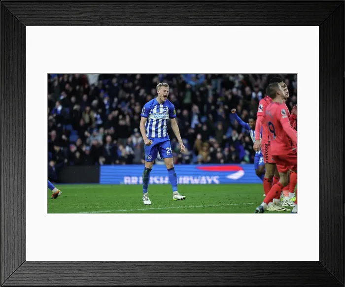 Framed Print : Brighton and Hove Albion v Everton Premier League 24FEB24 Framed Print : Brighton and Hove Albion v Everton Premier League 24FEB24