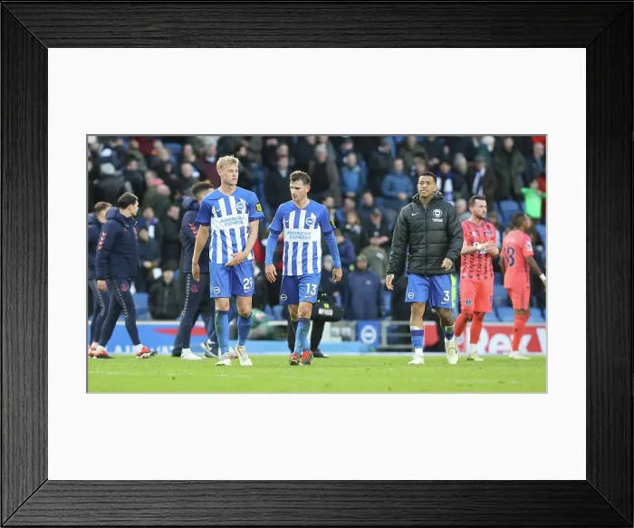 Framed Print : Brighton and Hove Albion v Everton Premier League 24FEB24 Framed Print : Brighton and Hove Albion v Everton Premier League 24FEB24