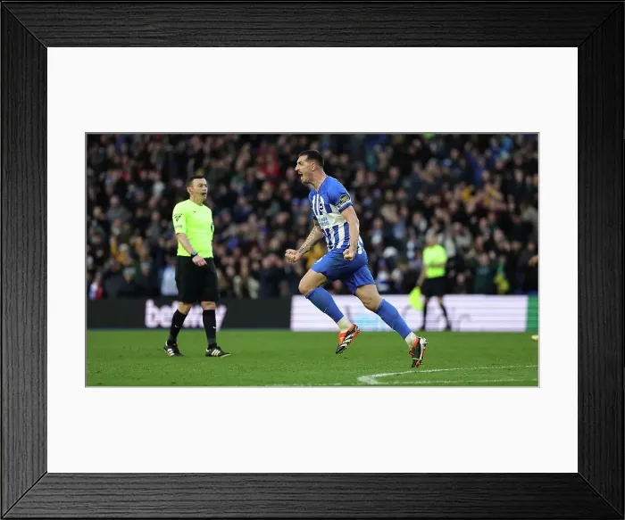 Framed Print : Brighton and Hove Albion v Everton Premier League 24FEB24 Framed Print : Brighton and Hove Albion v Everton Premier League 24FEB24