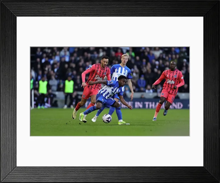 Framed Print : Brighton and Hove Albion v Everton Premier League 24FEB24 Framed Print : Brighton and Hove Albion v Everton Premier League 24FEB24