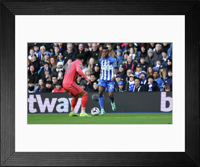 Framed Print : Brighton and Hove Albion v Everton Premier League 24FEB24 Framed Print : Brighton and Hove Albion v Everton Premier League 24FEB24