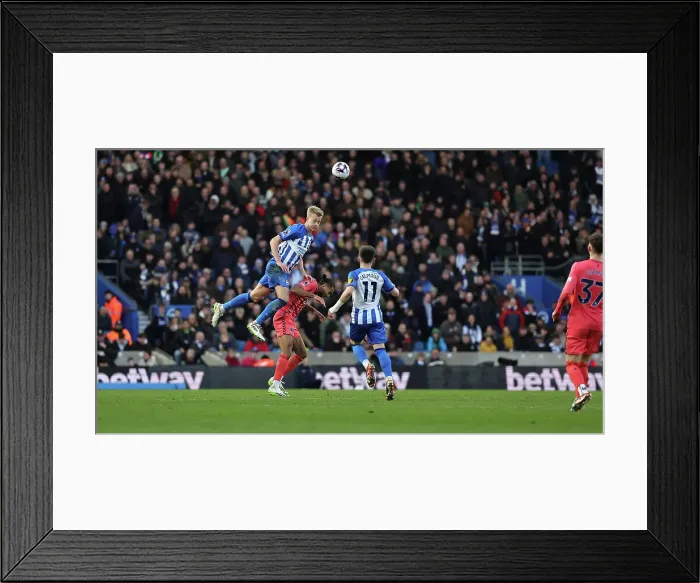 Framed Print : Brighton and Hove Albion v Everton Premier League 24FEB24 Framed Print : Brighton and Hove Albion v Everton Premier League 24FEB24
