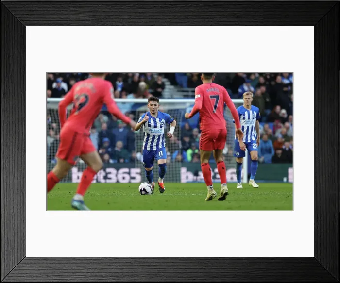 Framed Print : Brighton and Hove Albion v Everton Premier League 24FEB24 Framed Print : Brighton and Hove Albion v Everton Premier League 24FEB24