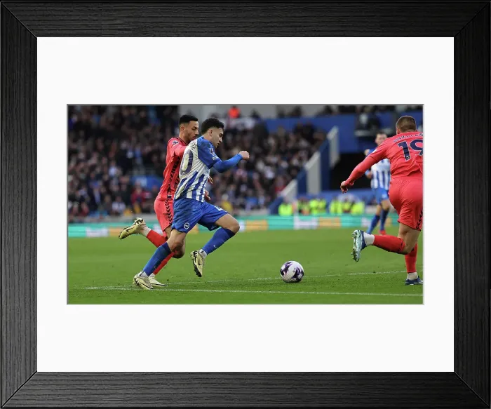 Framed Print : Brighton and Hove Albion v Everton Premier League 24FEB24 Framed Print : Brighton and Hove Albion v Everton Premier League 24FEB24