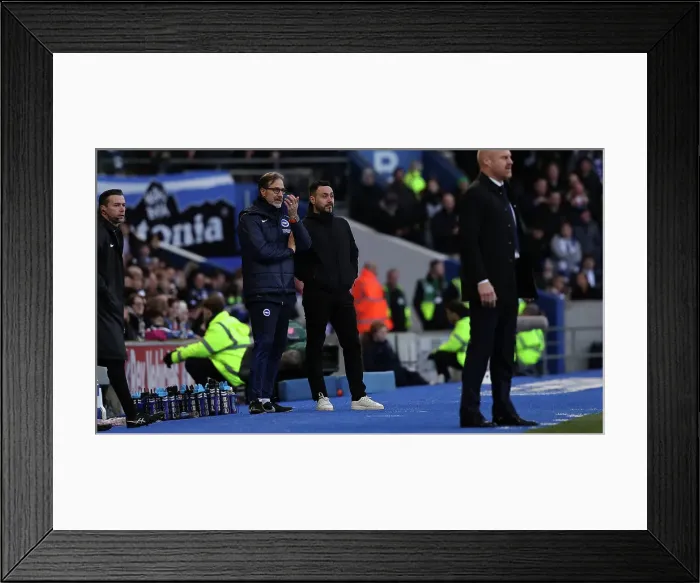 Framed Print : Brighton and Hove Albion v Everton Premier League 24FEB24 Framed Print : Brighton and Hove Albion v Everton Premier League 24FEB24