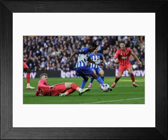 Framed Print : Brighton and Hove Albion v Everton Premier League 24FEB24 Framed Print : Brighton and Hove Albion v Everton Premier League 24FEB24