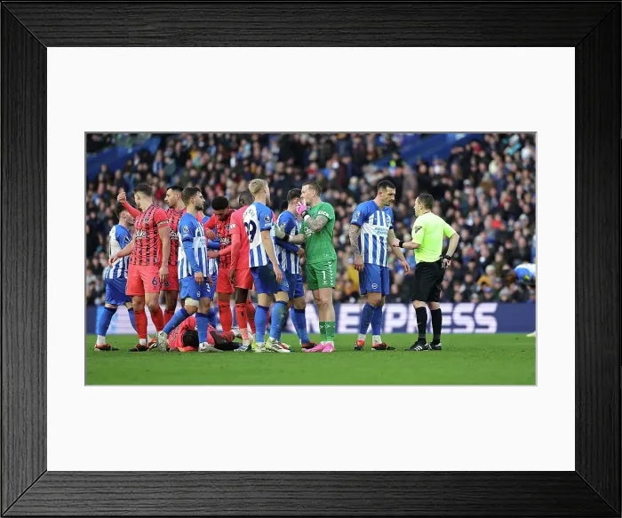 Framed Print : Brighton and Hove Albion v Everton Premier League 24FEB24 Framed Print : Brighton and Hove Albion v Everton Premier League 24FEB24