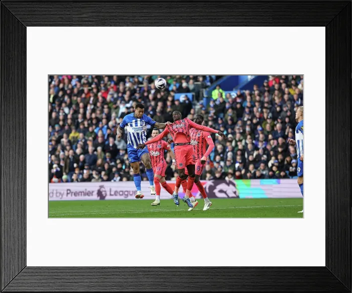 Framed Print : Brighton and Hove Albion v Everton Premier League 24FEB24 Framed Print : Brighton and Hove Albion v Everton Premier League 24FEB24